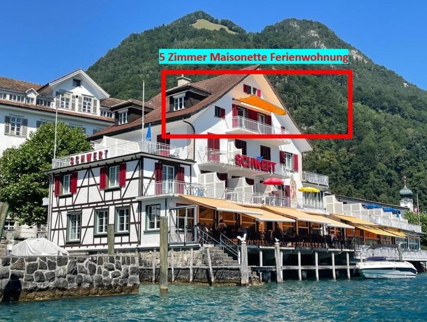 Seehotel Schwert Gersau Buitenkant foto