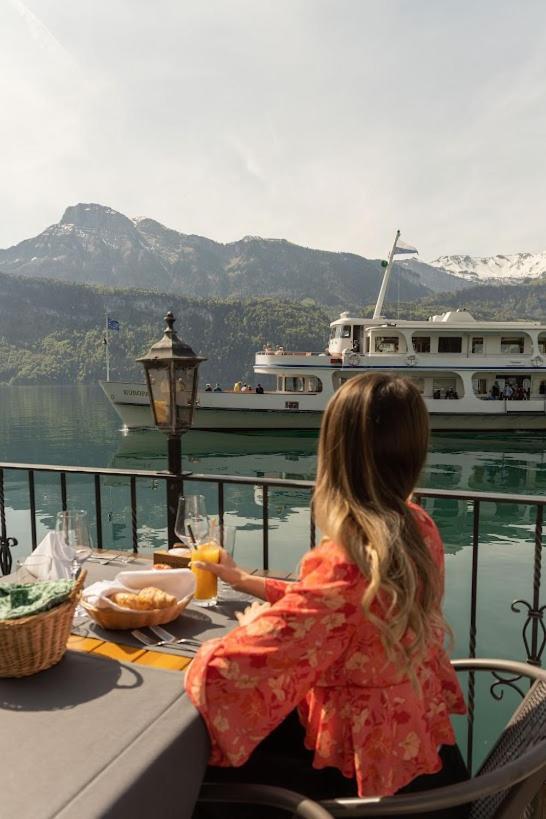 Seehotel Schwert Gersau Buitenkant foto