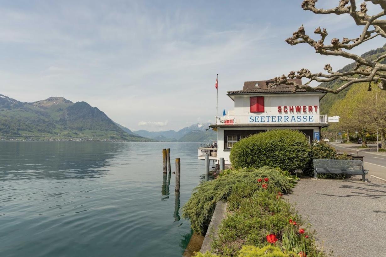 Seehotel Schwert Gersau Buitenkant foto