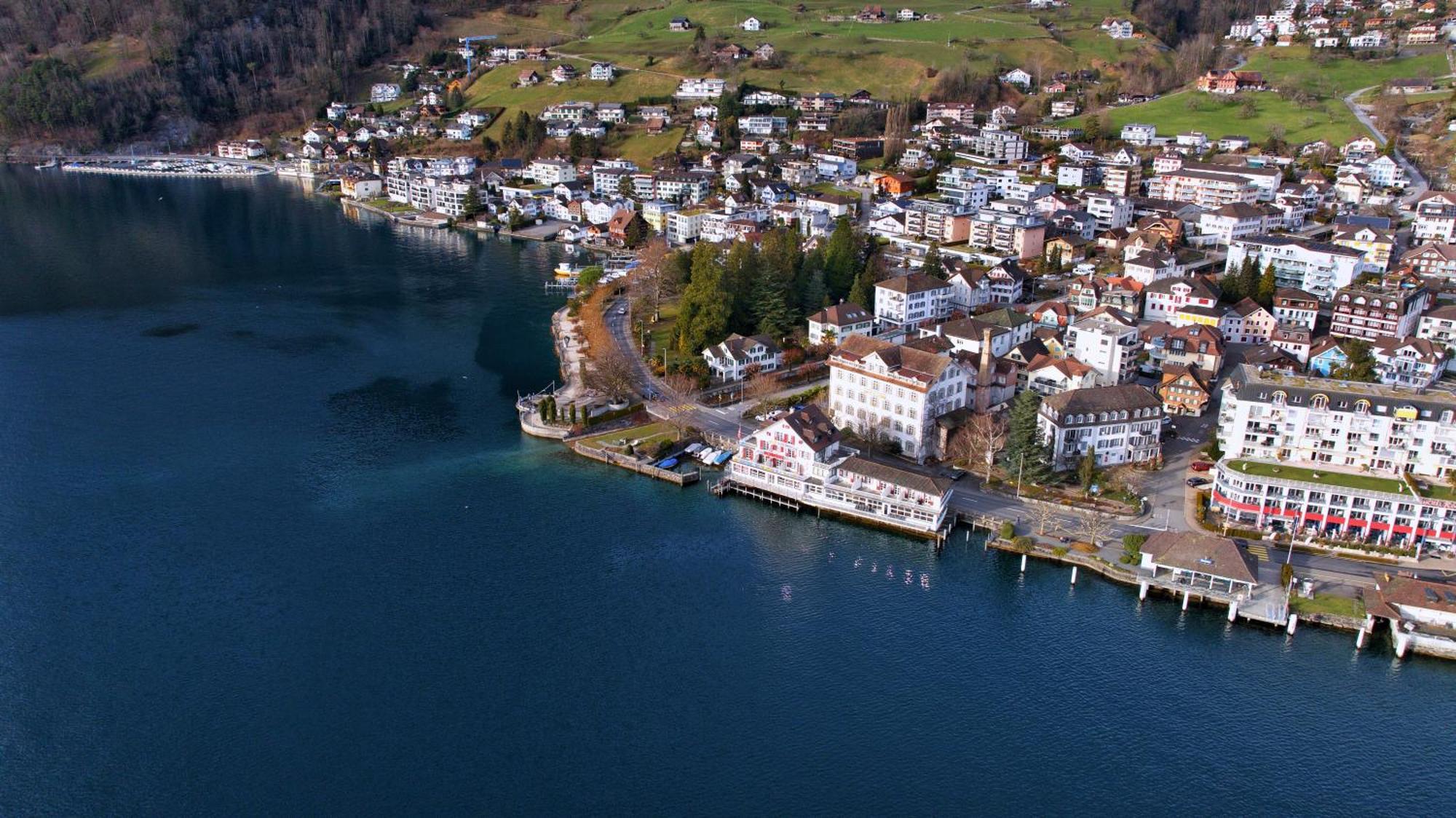 Seehotel Schwert Gersau Buitenkant foto