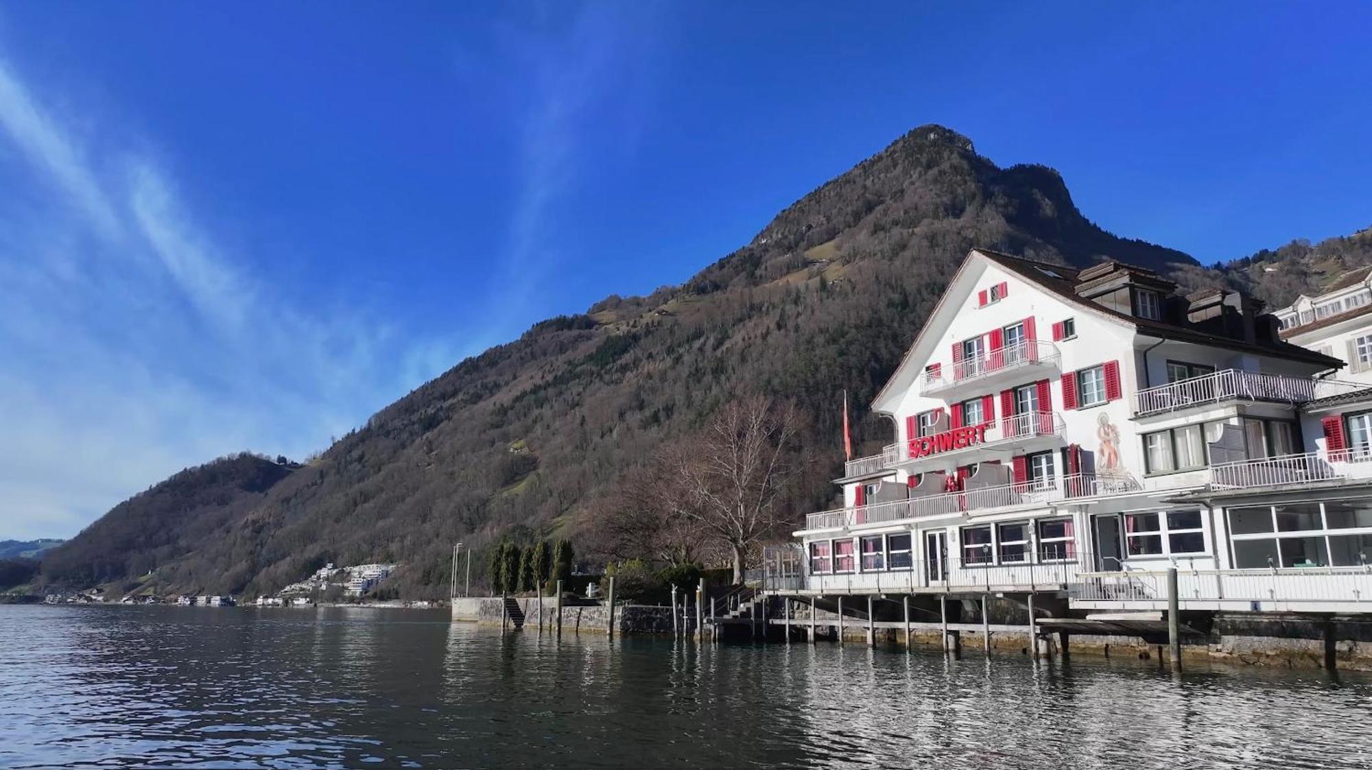 Seehotel Schwert Gersau Buitenkant foto