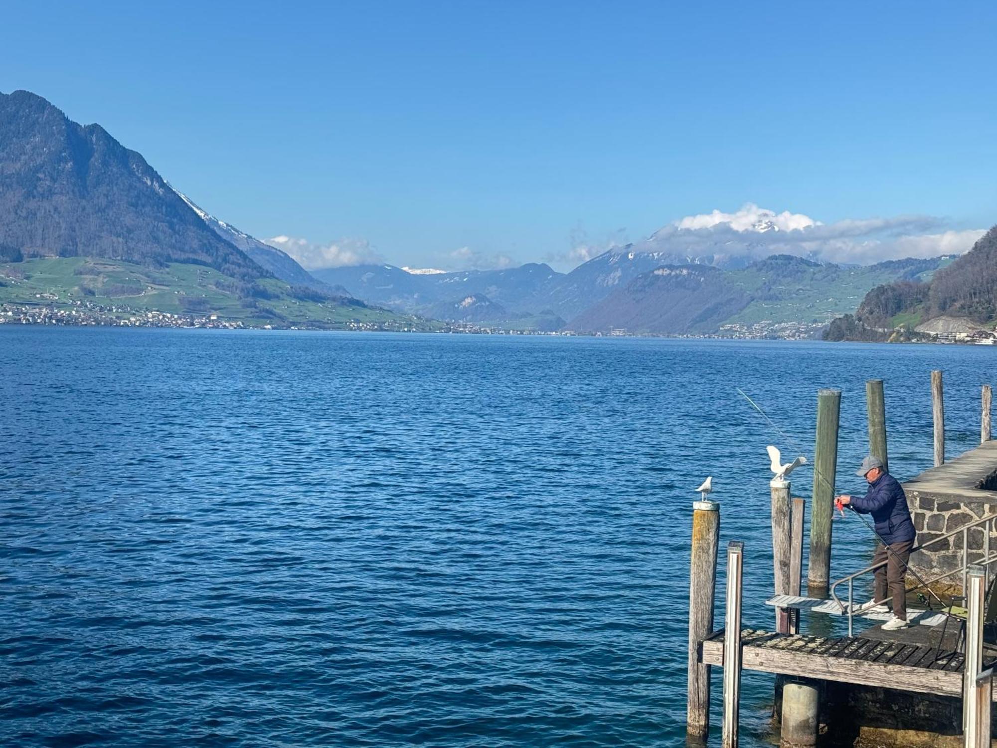 Seehotel Schwert Gersau Buitenkant foto