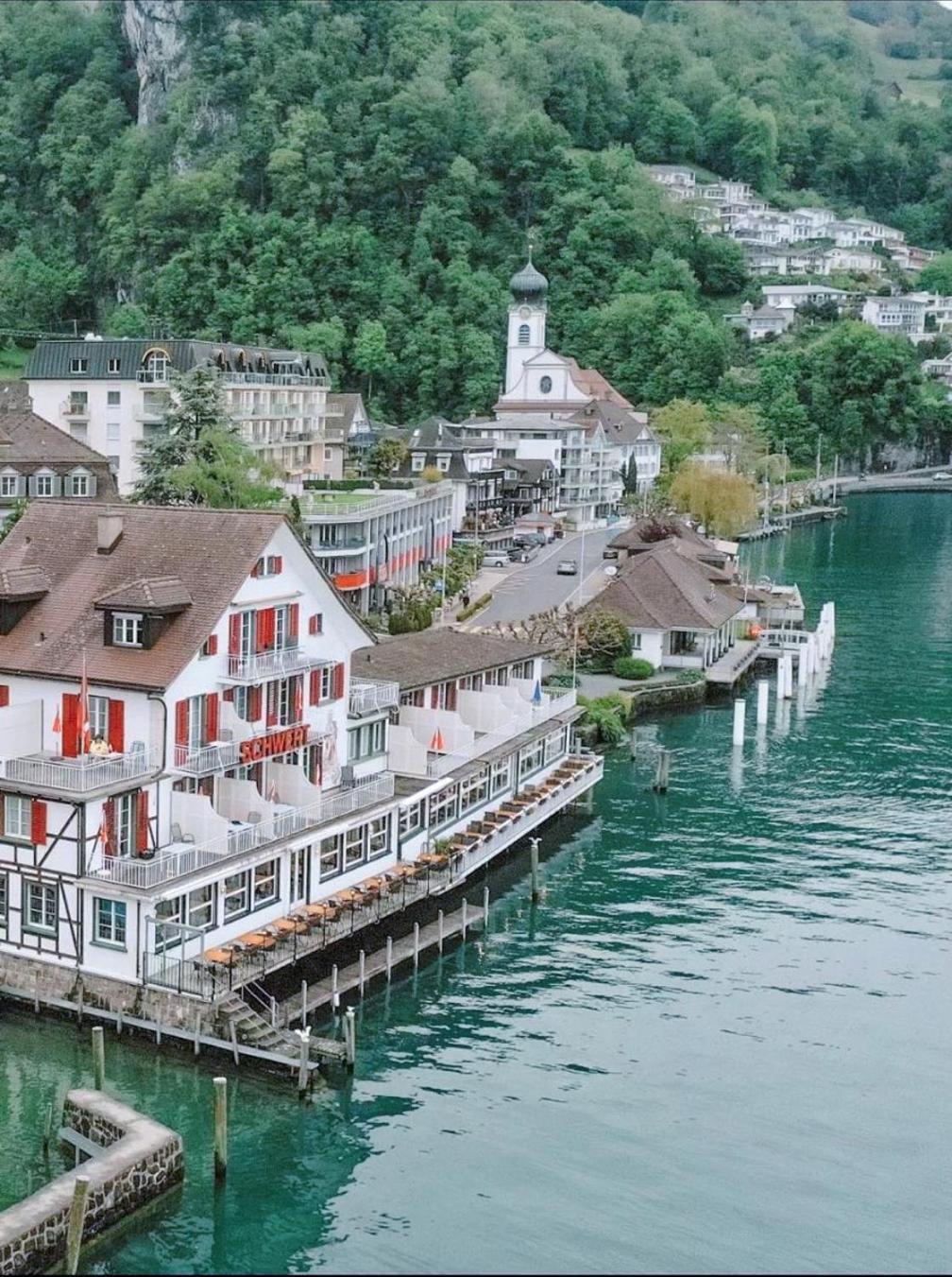 Seehotel Schwert Gersau Buitenkant foto