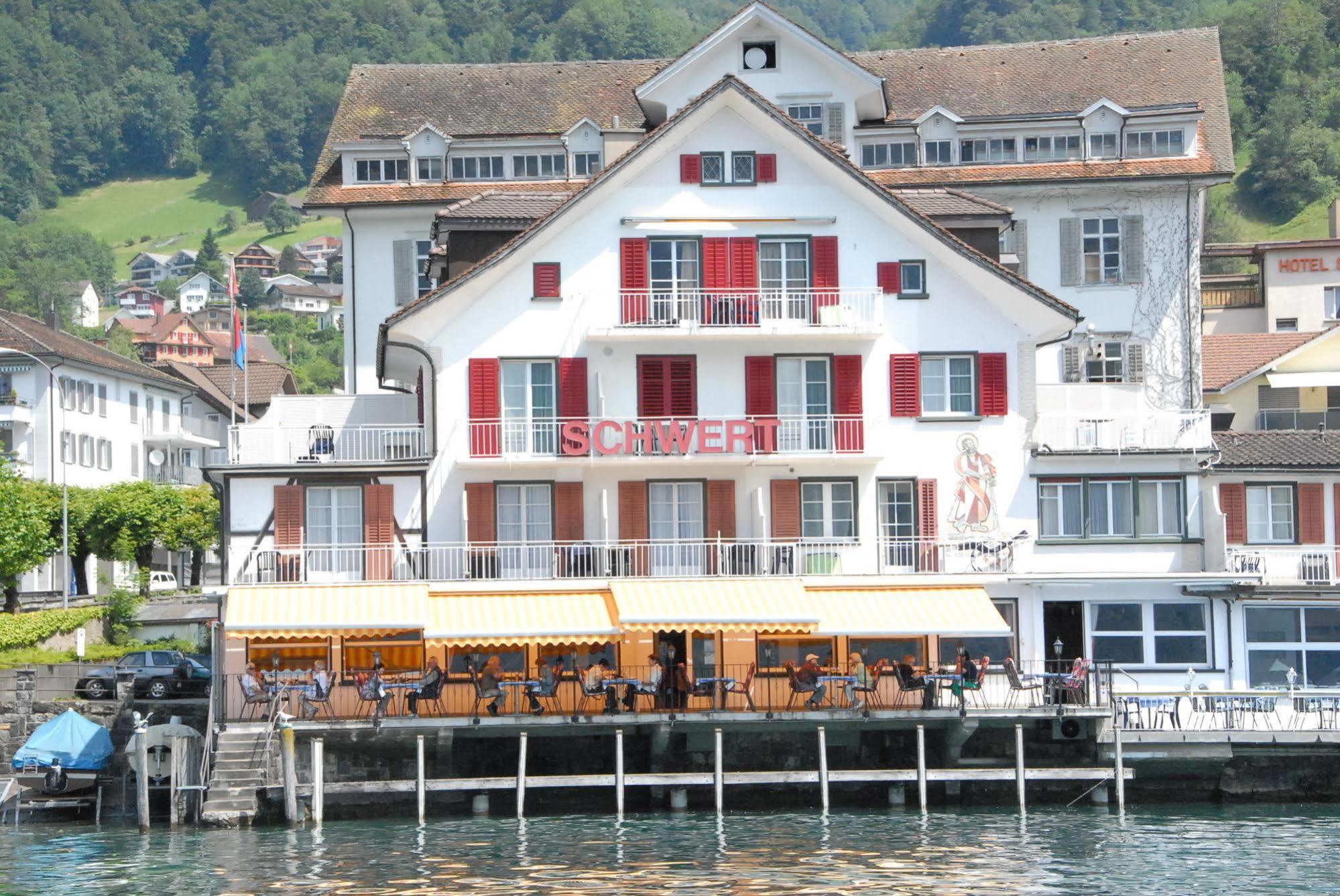 Seehotel Schwert Gersau Buitenkant foto